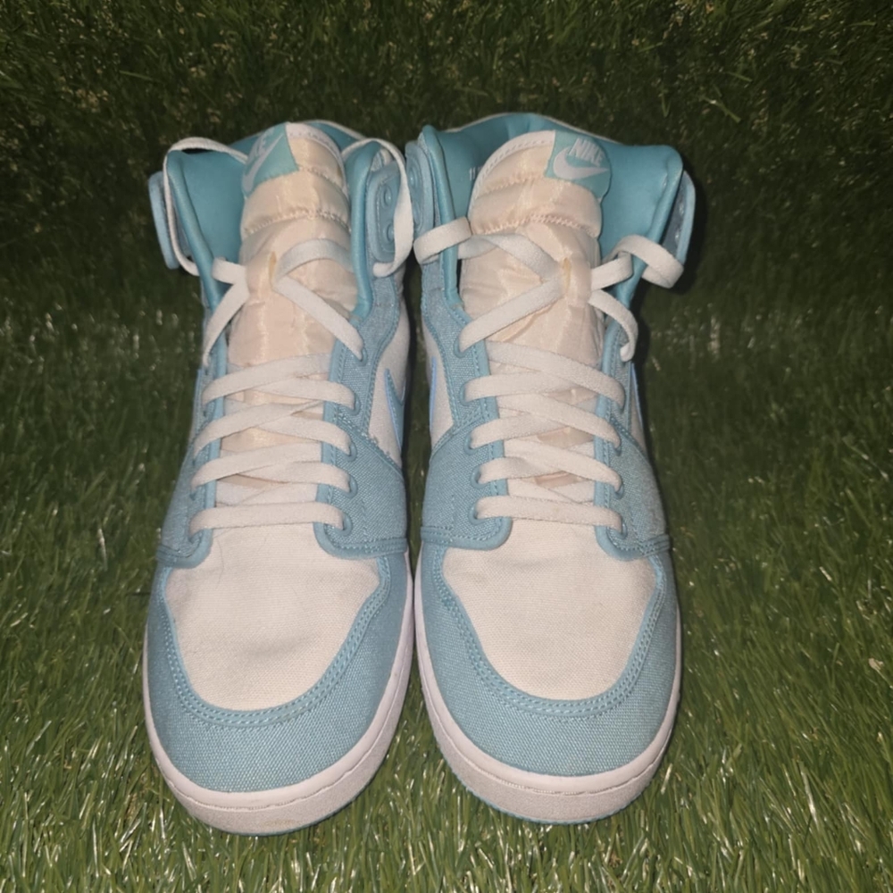 NIKE AIR JORDAN 1 RETRO AJKO 1 HIGH BLEACHED AQUA BLUE-WHITE SZ 11